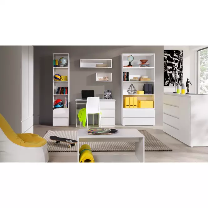 Komoda Cosmo C05 4 szuflady 1 drzwi biała
