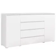 Komoda Cosmo C06 4 szuflady 2 drzwi biały