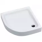 Brodzik półokrągły Astro 90X90X17 zab.stabil R55 AQM0129