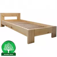 Łóżko KT Kuba T3 90 sosna naturalna