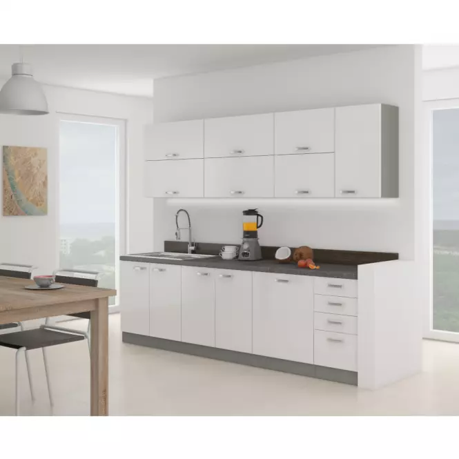 Szafka kuchenna Bianka 60d 3s bb,4