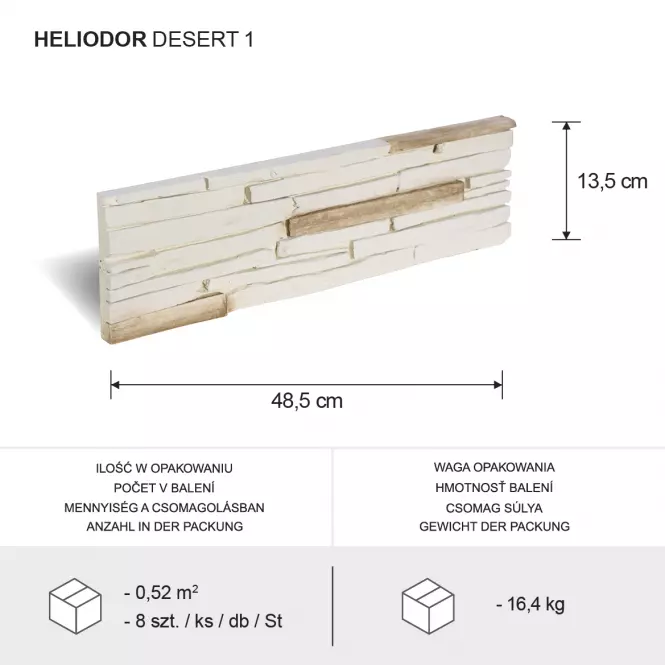Kamień Betownowy Heliodor Desert 1