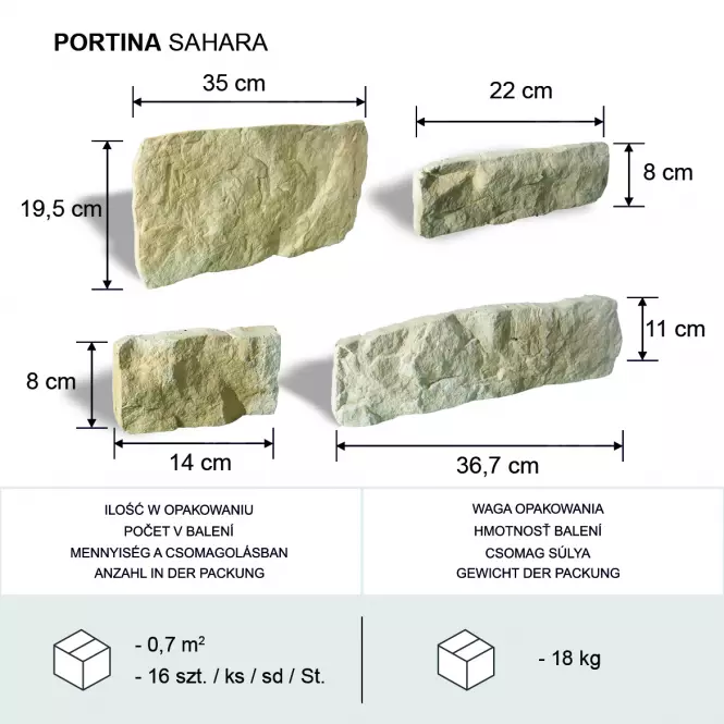 Kamień Betonowy Portina Sahara