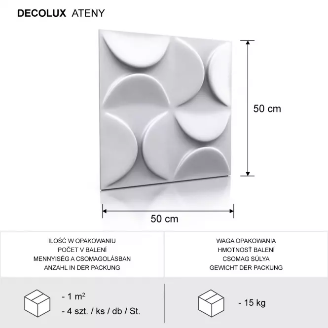 Panel Dekoracyjny 3D Ateny,4