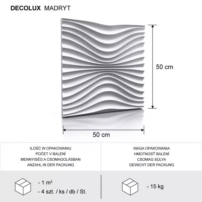 Panel Dekoracyjny 3D Madryt