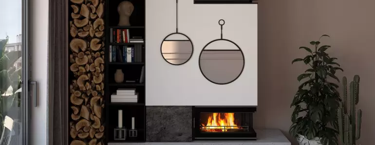 Wkład kominkowy narożny W16 lewy 13,5kW Eko
