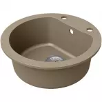 Zlew Granitowy 1k 510x510 Beż