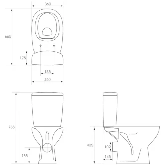 Kompakt poziomy Arteco Clean on,4