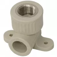 Kolanko PP-R Z UCHWYTEM 20x1/2˝ Gwint wewnętrzny