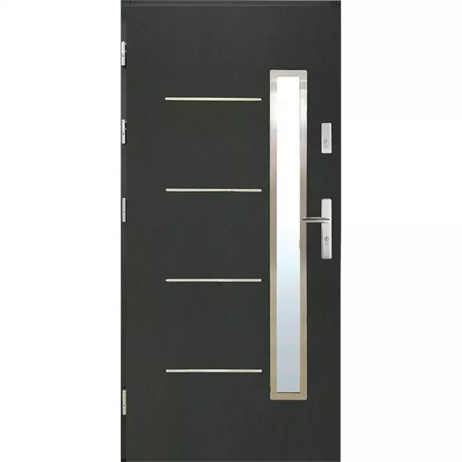 Drzwi zewnętrzne WZ 68 90 L antracyt