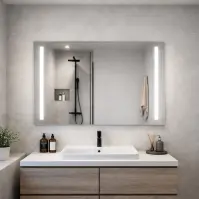Lustro łazienkowe z oświetleniem LED 60x80