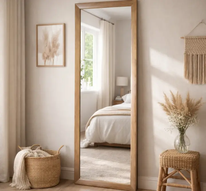 Lustro w ramie 48x138