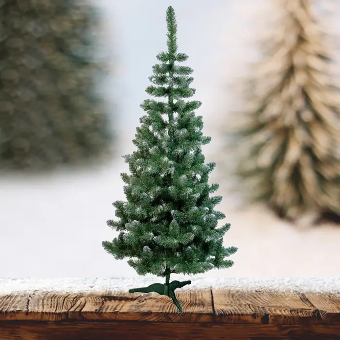 Choinka sosna z końcówką białą 220 cm.