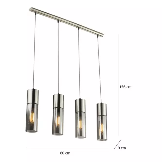 Lampa Annika 21000-4HN chrom LW4