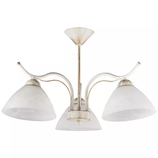 Lampa W-G 1643 biała LW3