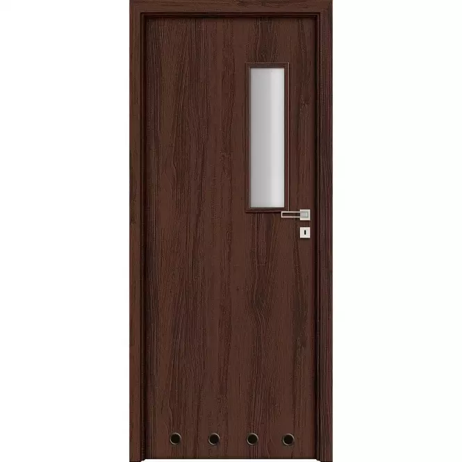 Drzwi wewnętrzne Amaro 3 70L orzech wc + tuleje wentylacyjne