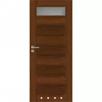 Drzwi wewnętrzne Vegas 1S 70P dąb santiago WC + tuleje wentylacyjne