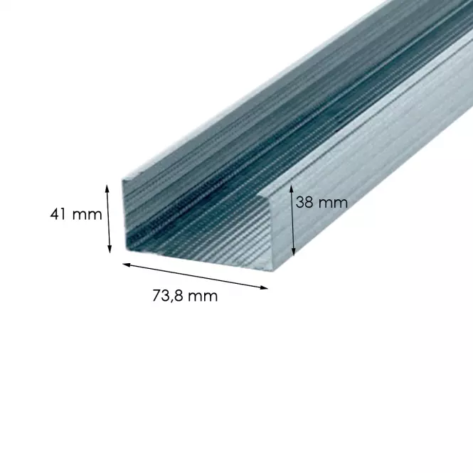 Profil ścienny budmat CW 75 2,6m