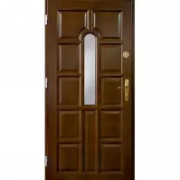 Drzwi zewnętrzne WZ 2 90L ciemny orzech