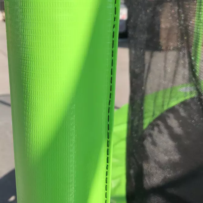 Trampolina ogrodowa COMFORT z drabinką 305cm zielona