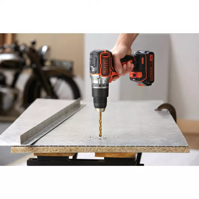 Black+Decker Wiertarko-wkrętarka 18V 1.5Ah Bezszczotkowa
