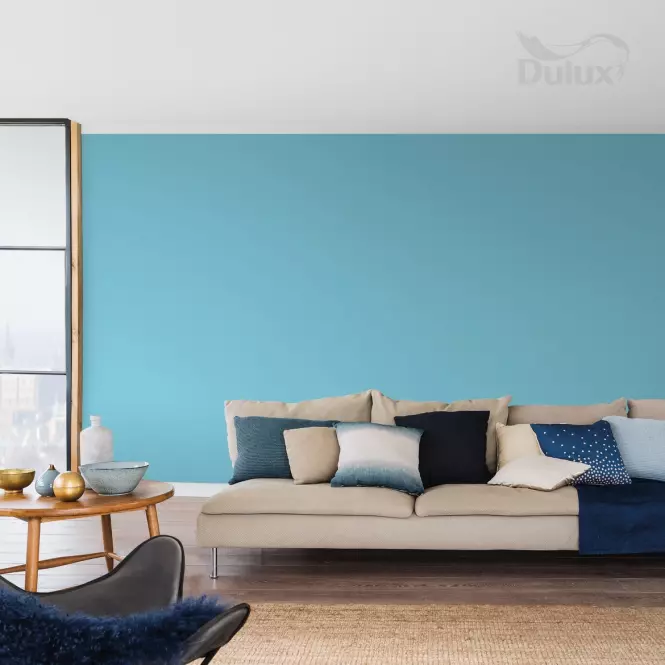 Dulux Kolory Świata Lateksowa Emulsja Do Ścian i Sufitów Turkusowy Klif 2,5l,3