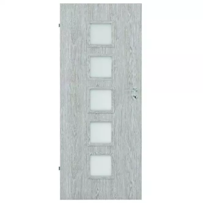 Drzwi wewnętrzne Vedi 5*5/60l/ dąb srebrny
