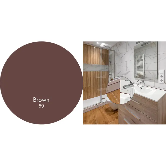 Ceresit CS 25 silikon sanitarny brown 280ml