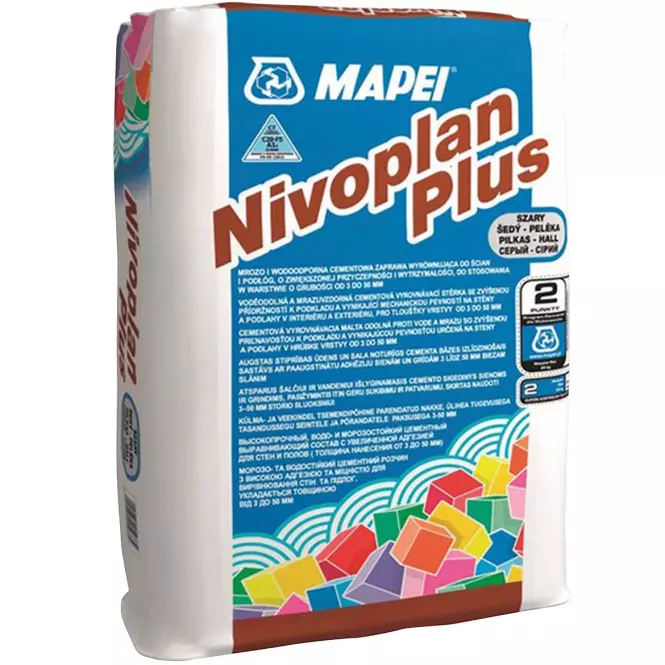 Mapei Nivoplan Plus Cementowa zaprawa wyrównująca  25kg