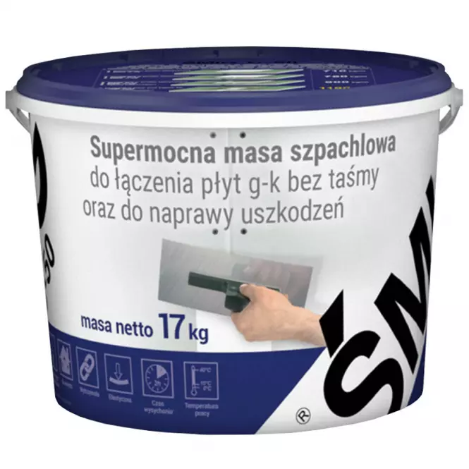 Megaron Śmig C-50 supermocna masa szpachlowa 17kg