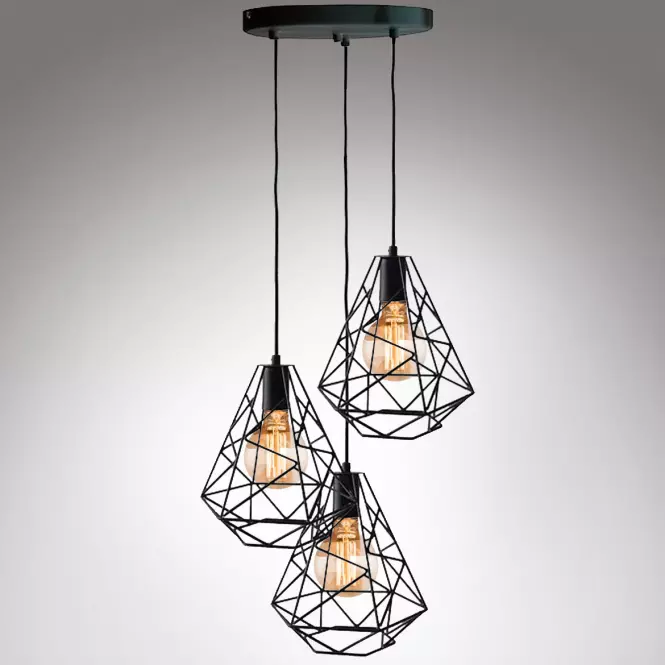 Lampa Smerek 2669/3 czarny LW3
