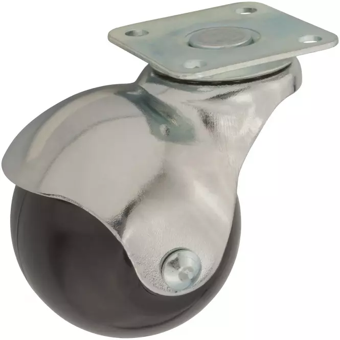 Kółko meblowe kulowe śr. 50mm/45 kg, płyta obrotowa