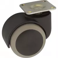Kółko meblowe 50 mm/50 kg płyta mocujaca do paneli