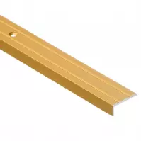 Listwa schodowa wąska LSW 10X25 1,0 złota
