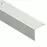 Listwa schodowa ryflowana 30R 1,0m srebrna