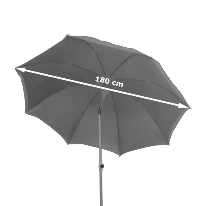Parasol plażowy 180 cm pomarańczowy
