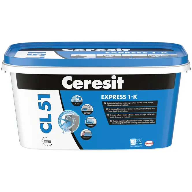Ceresit CL51 EXPRESS 1-K powłoka przeciwwilgociowa 2kg