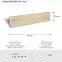 Deska Tarasowa Retro Natural (Betonowa) 90x20x4cm,3
