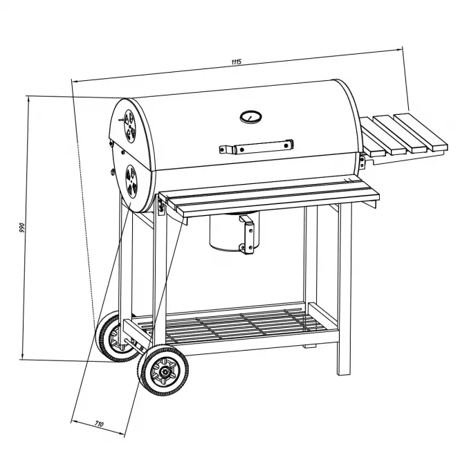 Grill węglowy JY-050