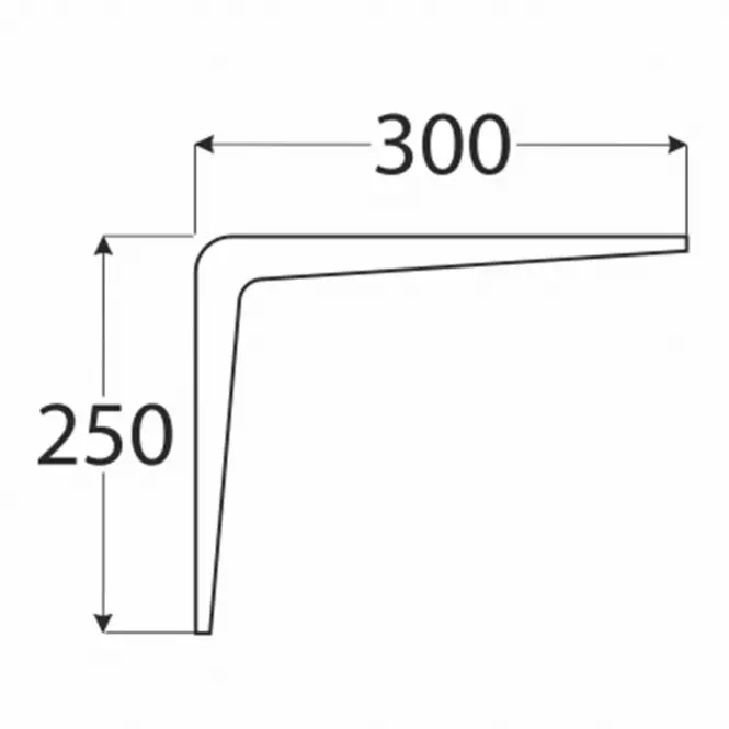Wspornik WS 300 BR300X250
