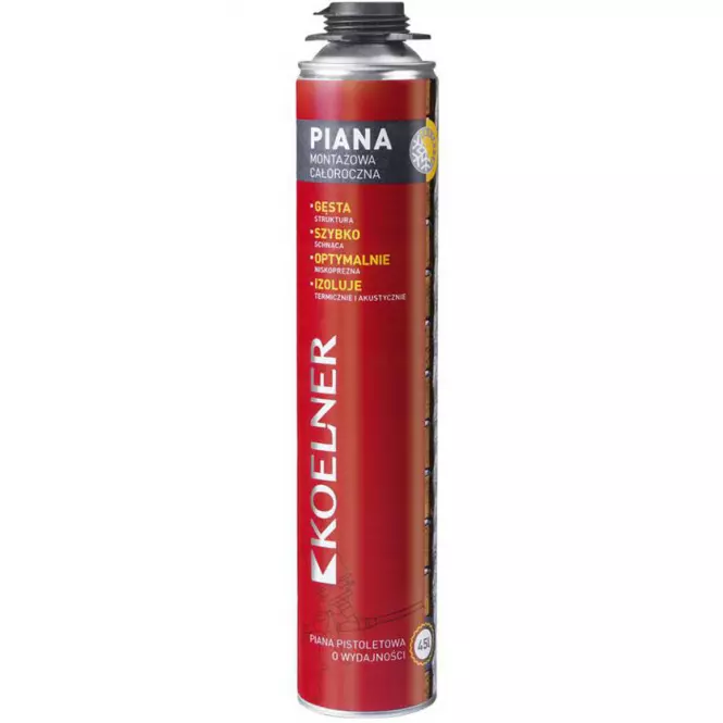 Koelner Piana montażowa pistoletowa całoroczna 750ml