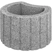 Gazon Półksiężyc Szary 30x20x20cm