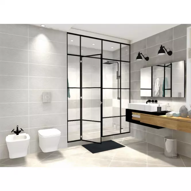 Gres Luxor White Lapato 60/60 szary,2