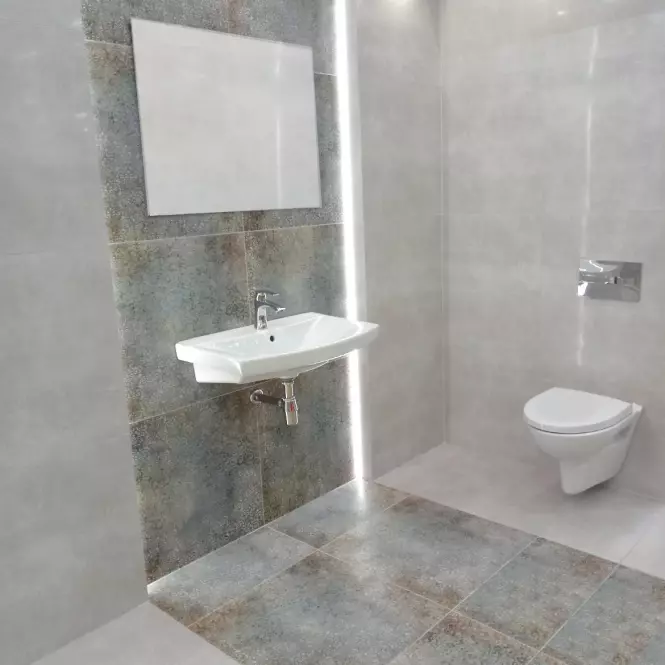 Gres Luxor White Lapato 60/60 szary,4