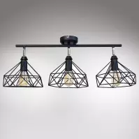 Lampa Szach 2712/Z-B-3 Czarna LW3