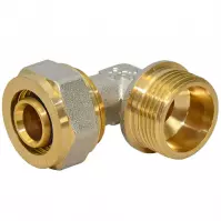 Kolanko pex 20x1/2 gz-system skręcany