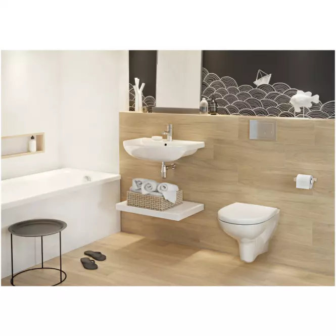 Miska zawieszana Set 813 Arteco Clean On z deską W-O