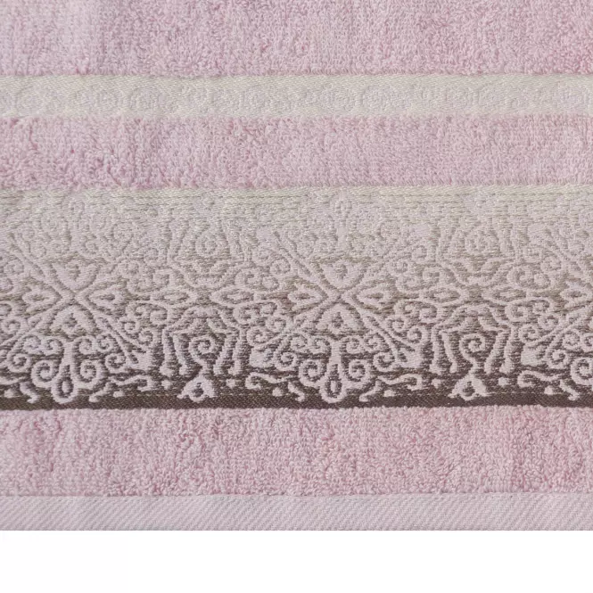 Ręcznik Arabesca 70X140 brudny róż (500GSM)