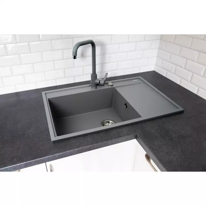 Zlew Camea 790X500X210 szary beton