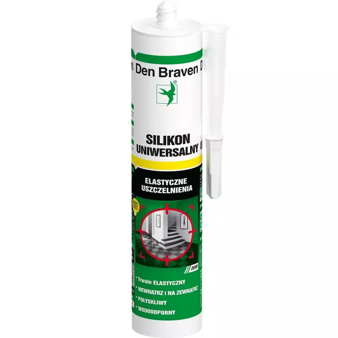 Den Braven Silikon Uniwersalny Czarny 280ml